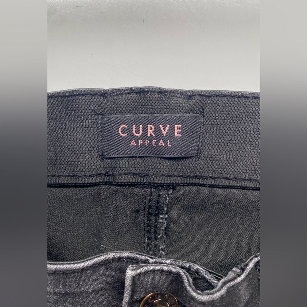 Curve Appeal Black Skinny Jeans Size 10 O - Picture 3 of 4